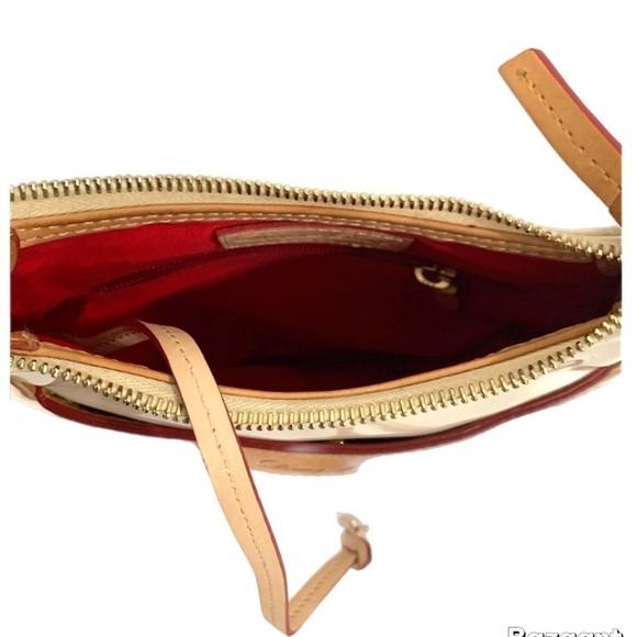 Dooney & Bourke Mini Margot Ivory  Patent Leather Crossbody - Picture 7 of 8